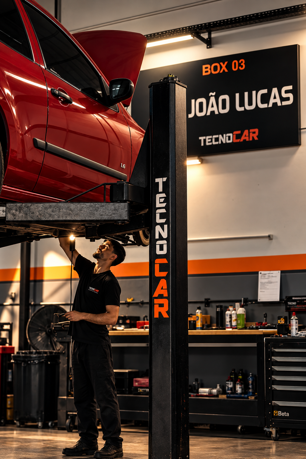 Atendimento automotivo da Tecnocar Encantada
